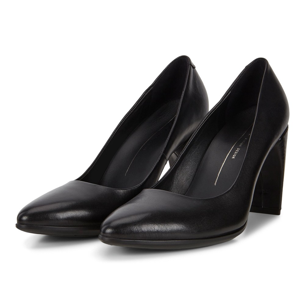 Pumps Mujer - ECCO Shape 75 Pointy Sleek 2.0 - Negros - ICT163578